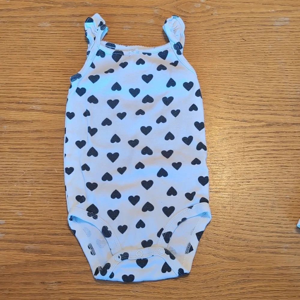 Carter's 18 Month Girls Bundle Short Sleeve Onesies and Tank Tops - Picture 8 of 16